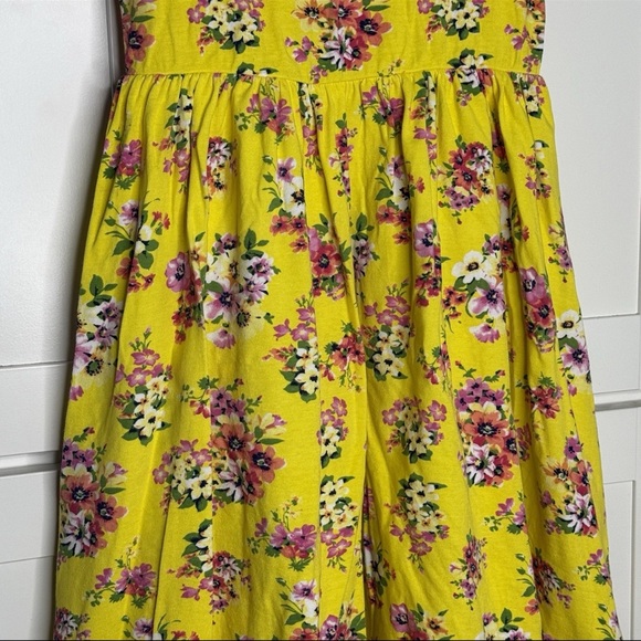 Y2K 2010s Aeropostale Mini Dress Sweetheart Floral Fairy Cottagecore Boho Whimsy - Picture 7 of 16